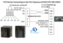 [DIY-Cable] HMI Keyence “VT3-W4 Series” Cable Connecting To PLC