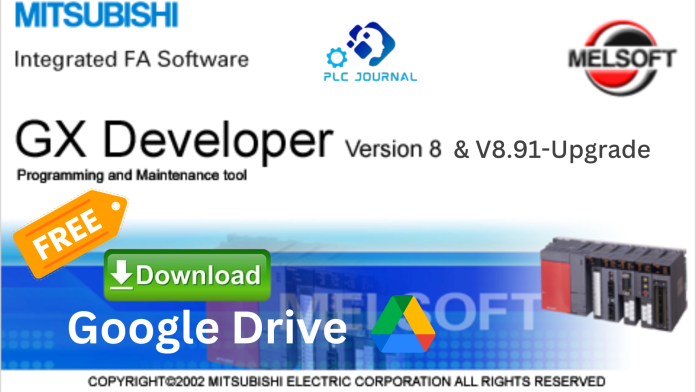 [Download] GX-Developer Mitsubishi V8.0 and V8.91 PLC Software Free