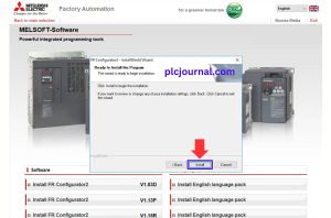 FR-Configurator2 V1.15R-1.13P-1.03D Inverter Mitsubishi Software