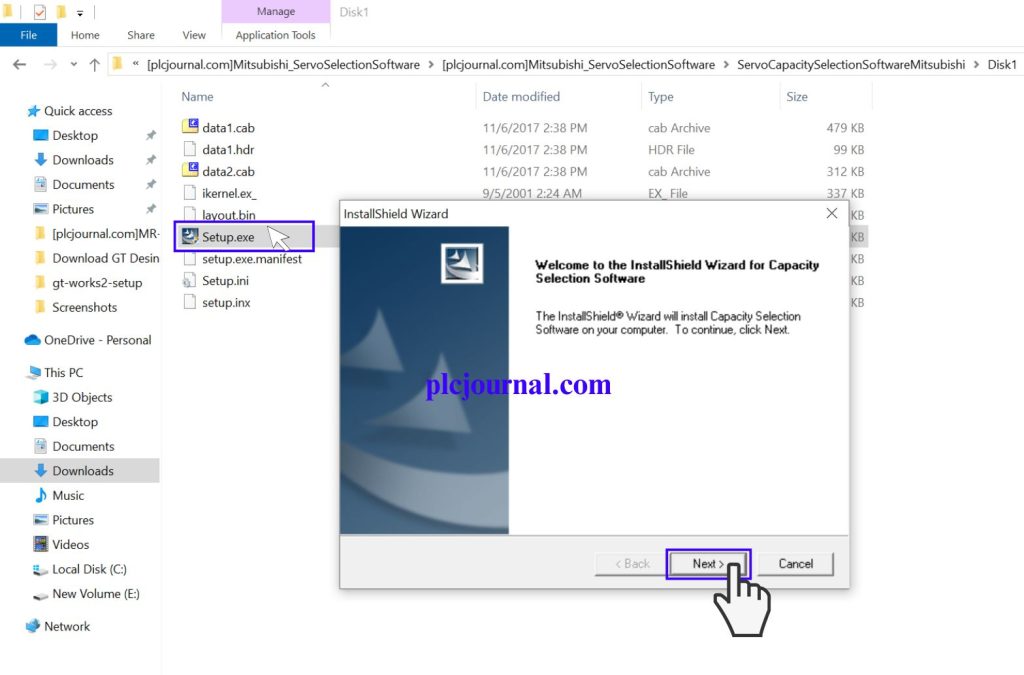 Obtain Mitsubishi Servo Selection Tool