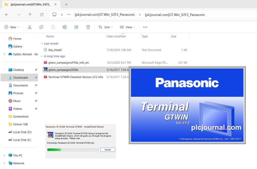 GTWIN V2F2 Panasonic HMI Software Free Download 4