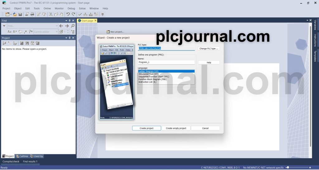 FPWIN Pro7 Ver 7.6 Panasonic PLC Software Free Download Full Version