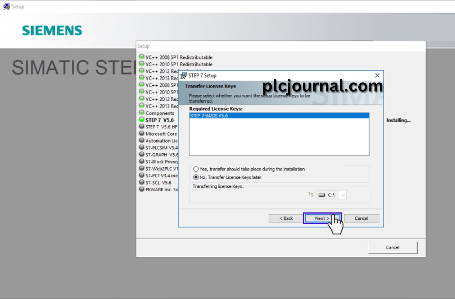 Step7 V5.6 Win10 Support S7-300, S7-400