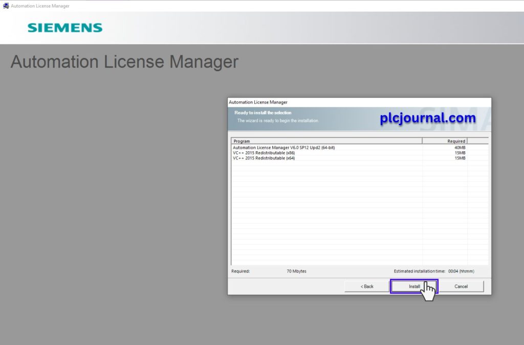 Download Automation License Manager V6.0 SP12 + Upd2 Fix Siemens Software