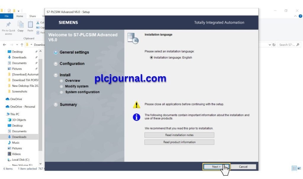 Free Download Siemens S7 PLCSIM Advanced V6.0 (2024)