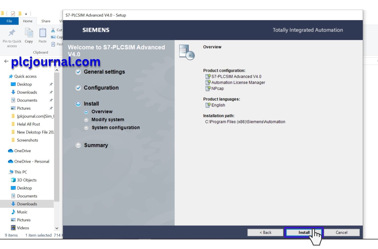 PLCSIM Advanced V4.0