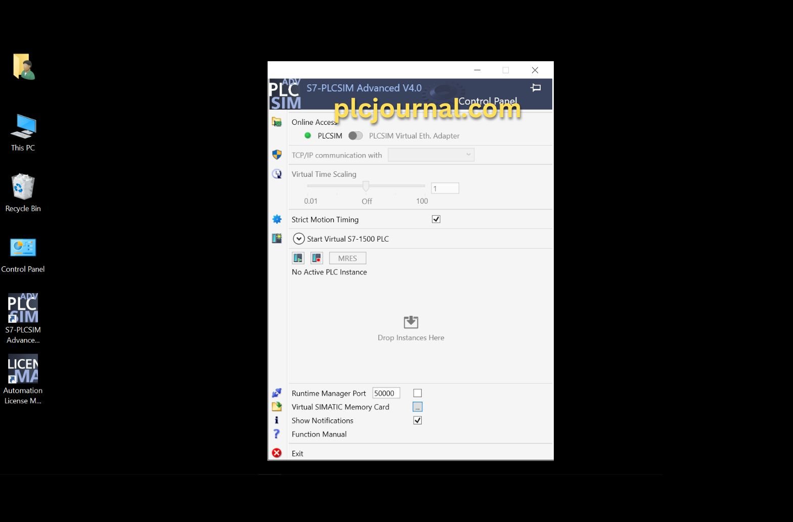 PLCSIM Advanced V4.0