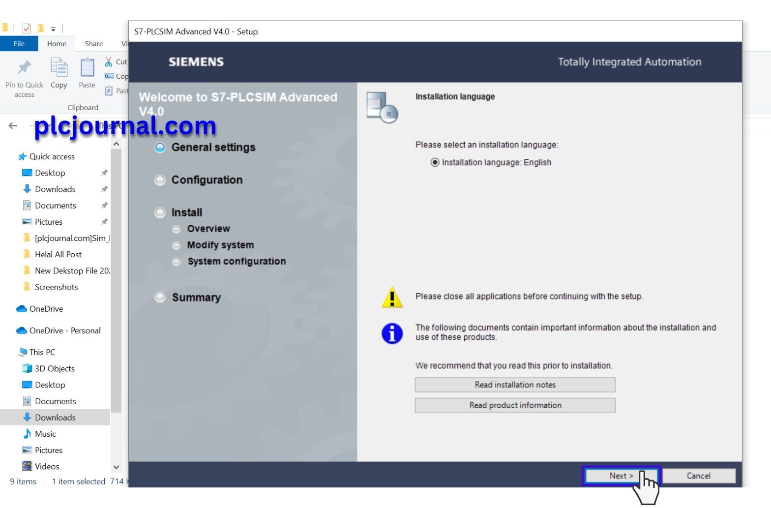 PLCSIM Advanced V4.0