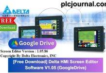 Free Download Delta HMI Screen Editor Software V1.05 2024