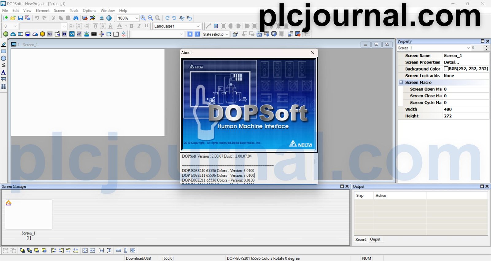 DOPSoft V2.00.07 DELTA HMI Software