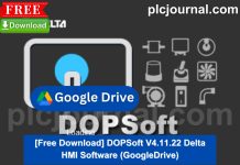 Free Download DOPSoft V4.11.22 Delta HMI Software 2024