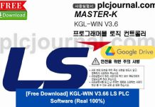 [Free Download] KGL-WIN V3.66 LS PLC Software (Real 100%)