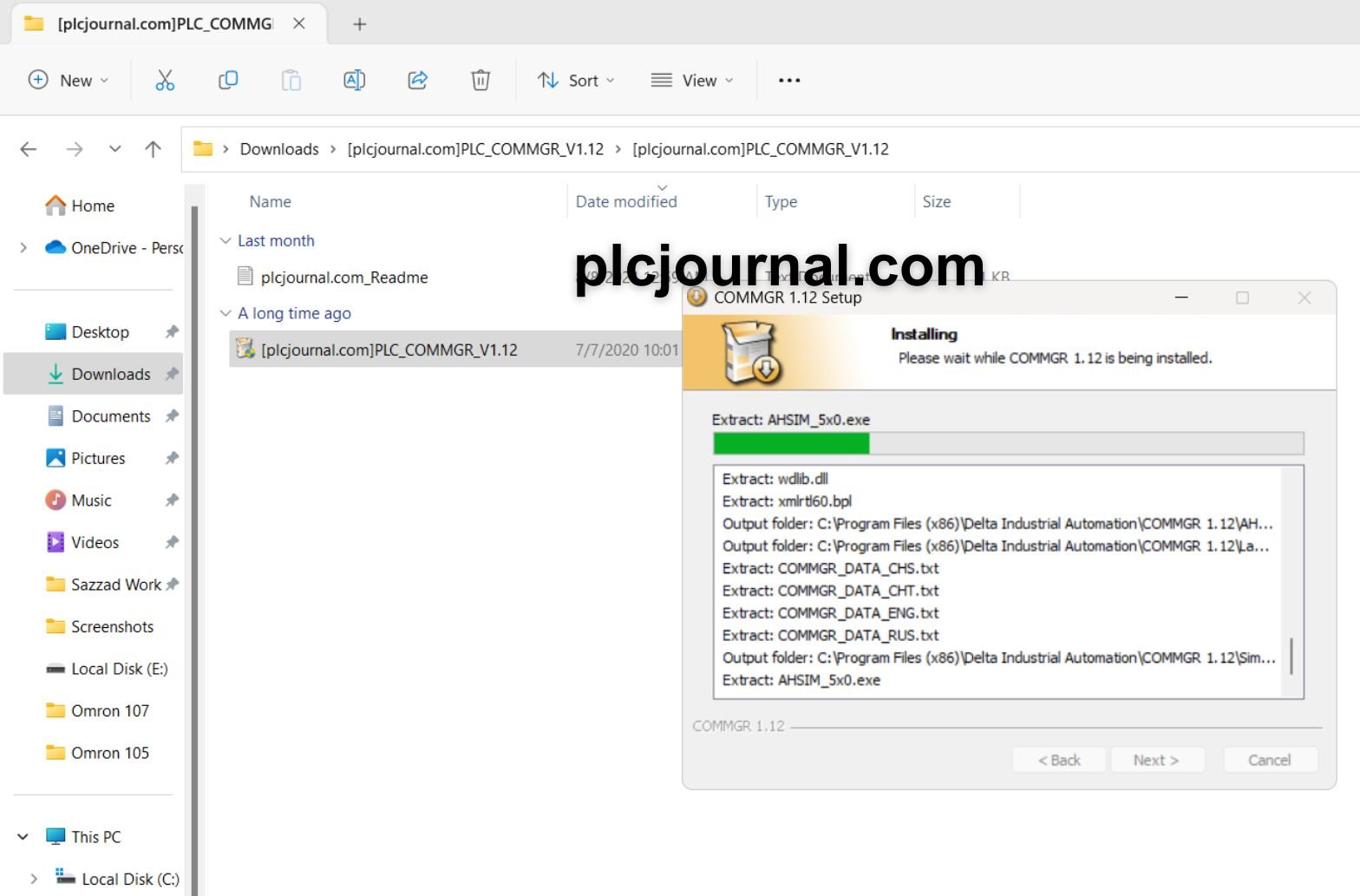 PMSoft V2.12 & COMMGR V1.12 DELTA Software