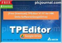 Free Download TPEditor V1.97 for HMI Delta Software