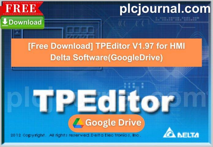 Free Download TPEditor V1.97 for HMI Delta Software