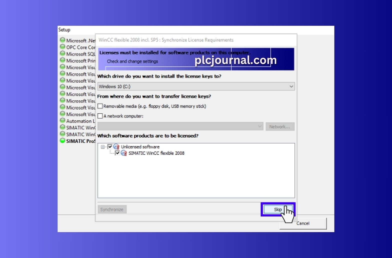WinCC Flexible-2008 SP5 for Windows 10