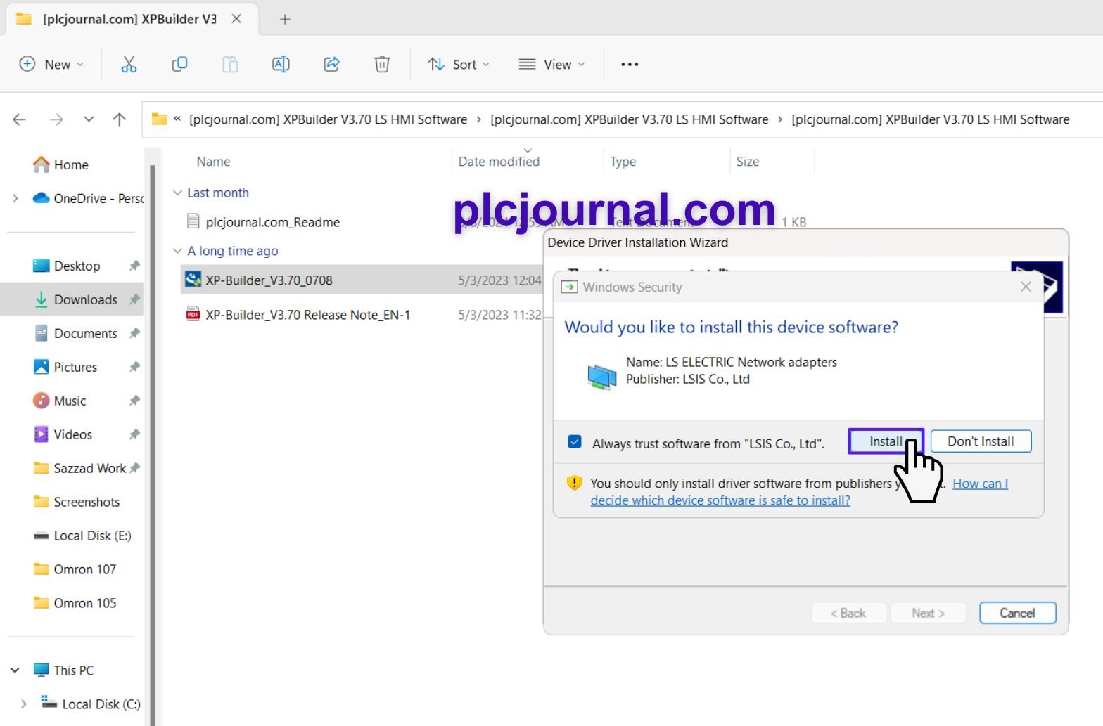 Download XP Builder V3.7 LS HMI software Free