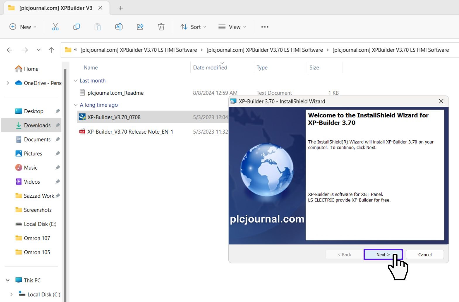 Download XP Builder V3.7 LS HMI software Free