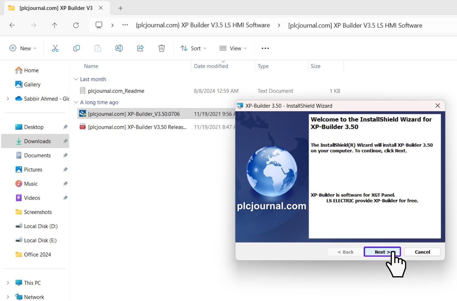 Download XP Builder V3.5 LS HMI Software