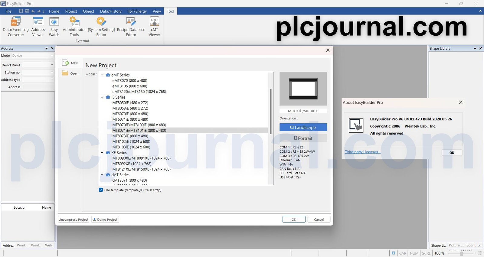 EasyBuilder Pro V6.04 Weintek HMI