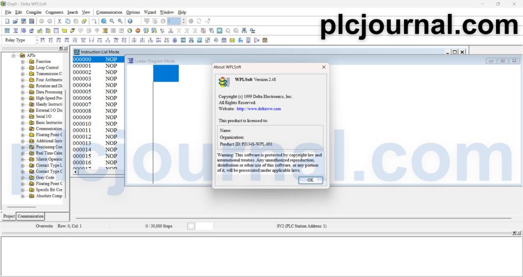 Free Download WPLSoft V2.48 Delta PLC Software (Google Drive)