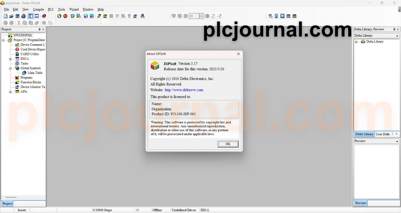 Delta PLC Software ISPSoft V3.17