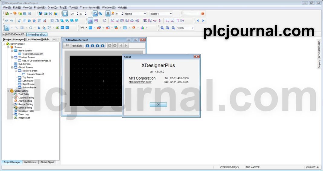 XDesignerPlus M2I XTOP HMI Software Free Download