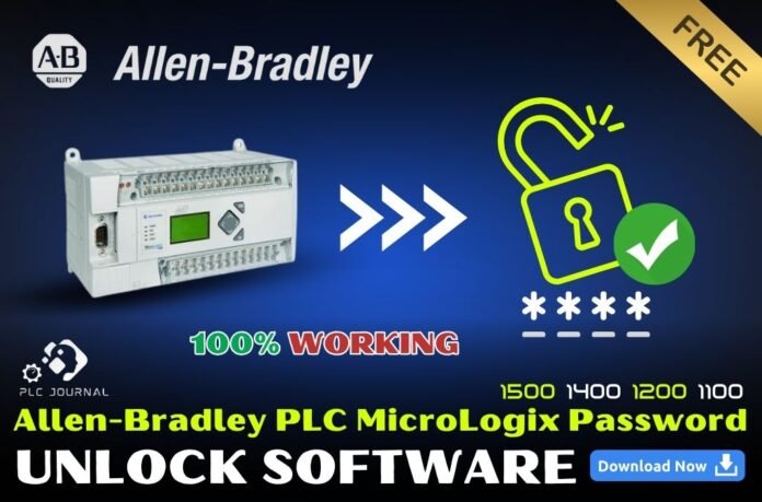 Allen-Bradley PLC MicroLogix 1500 1400 1200 1100 Password Unlock