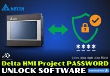 Delta HMI Project Password Unlock (.dps .dpa .dpb .dop files)