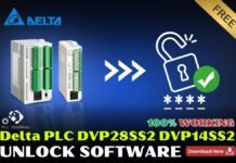 Delta PLC DVP28SS2 DVP14SS2 Password Unlock