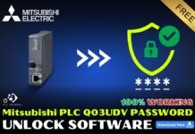 Mitsubishi PLC Q03UDV Password Unlock (100% working)