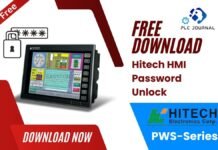 Unlock Hitech HMI Password PWS-Series with Free Software