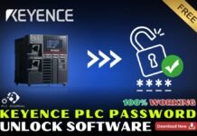 keyence plc password unlock software