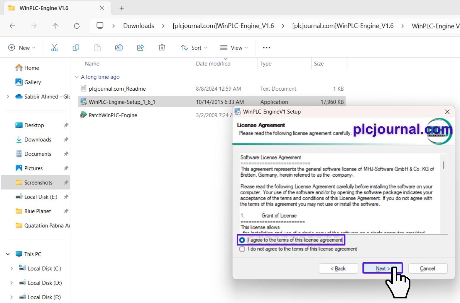 WinPLC Engine Full Version Free Download-Accept the License Agreement