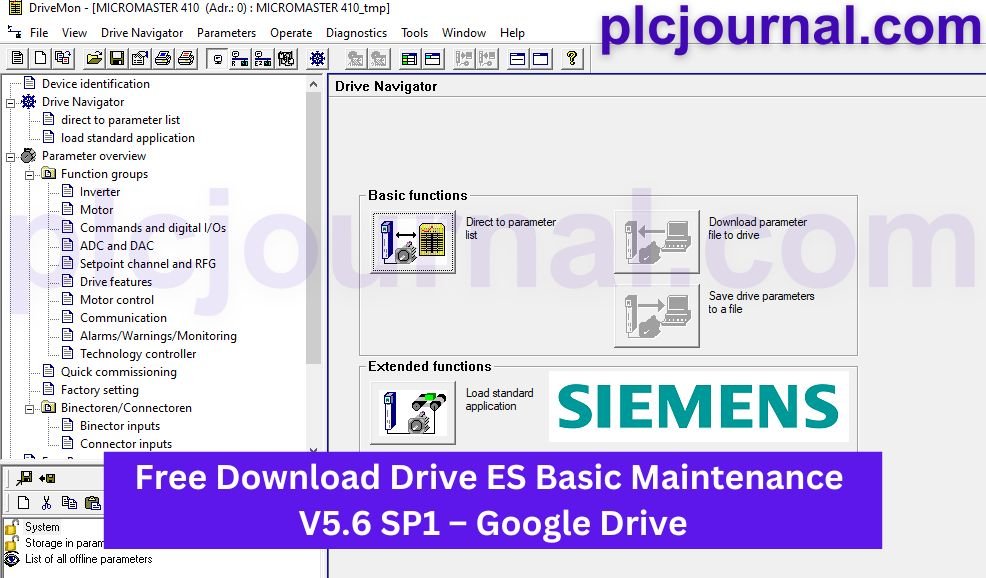 Drive ES Basic V5.6 SP1That's it! Your software is now ready to go