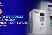 Delta DVP20SX2 PLC Unlock Genuine Software